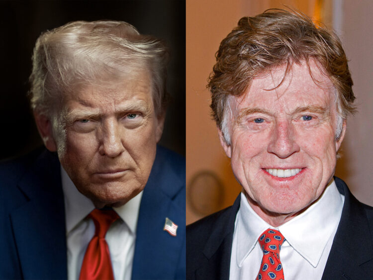 Donald Trump - Robert Redford - Split - 2025