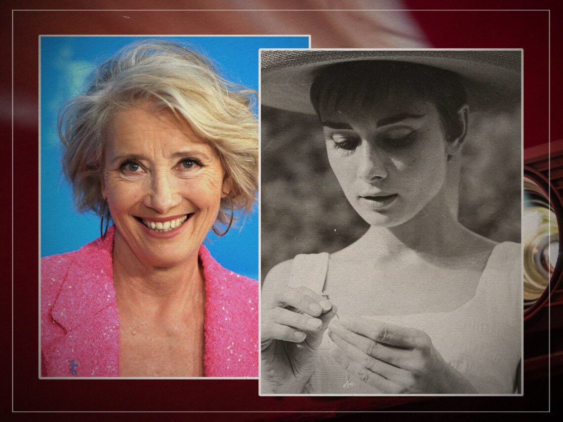 Emma Thompson - Audrey Hepburn - Split