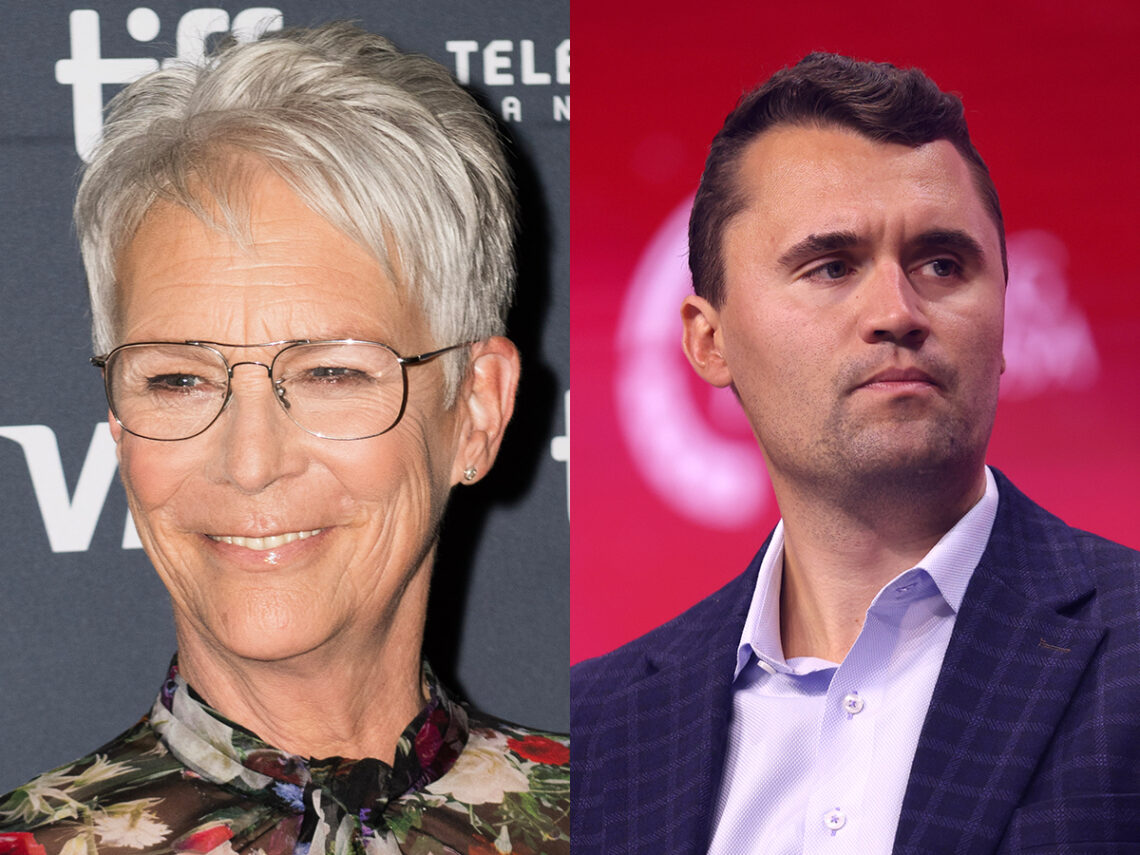 Jamie Lee Curtis - Charlie Kirk - Split - 2025