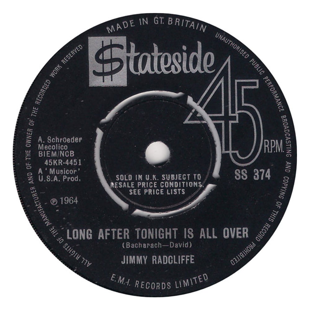 Jimmy Radcliffe - ‘Long After Tonight Is All Over’ -