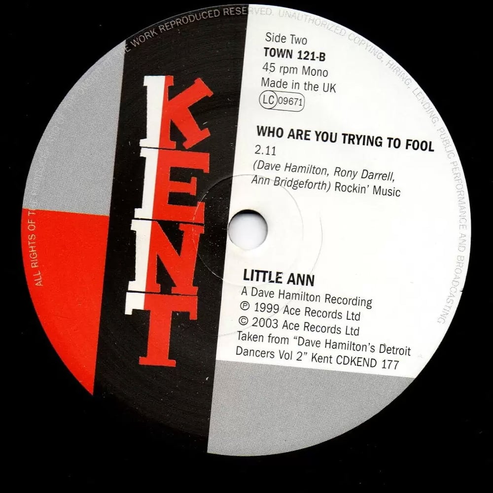 Little Ann - Who Are You Trying to Fool - 1999