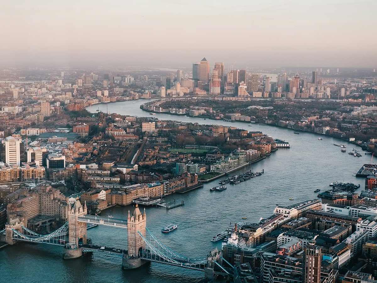 London - Aerial Shot - United Kingdom