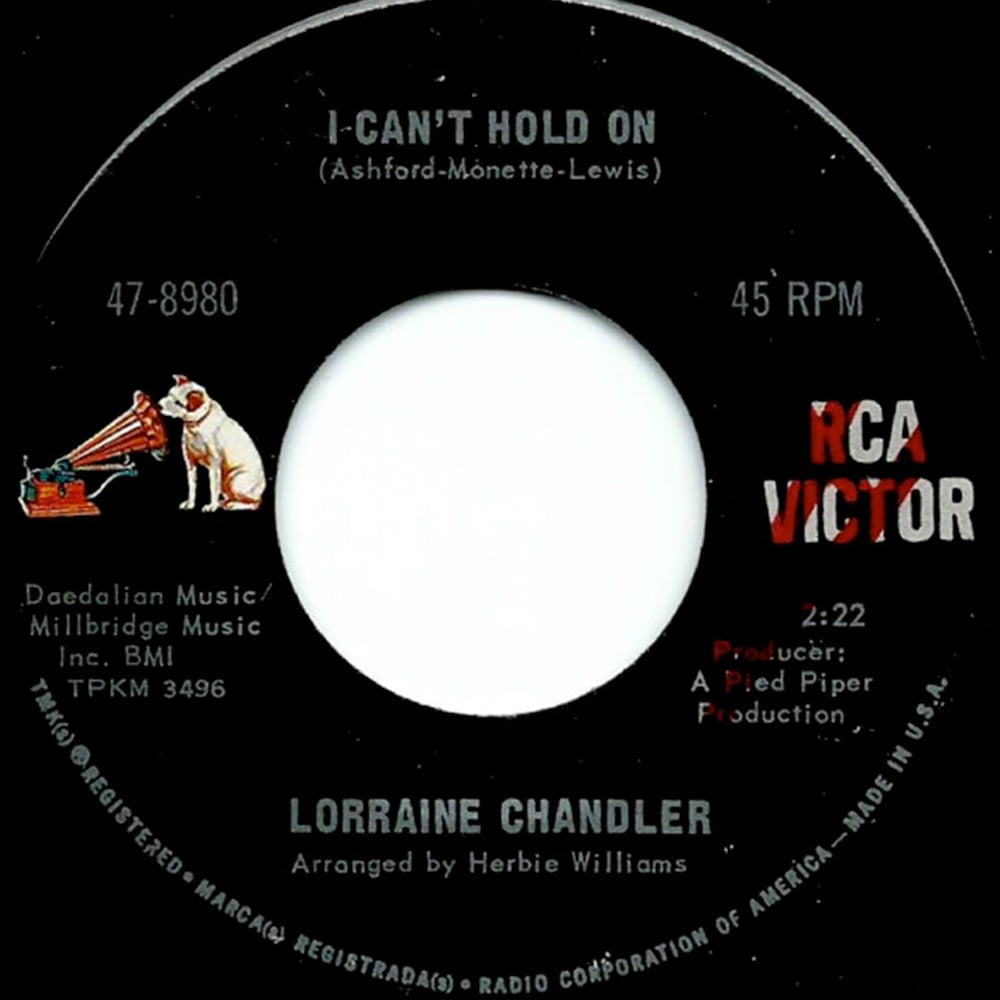 Lorraine Chandler - I Can’t Hold On - 1966