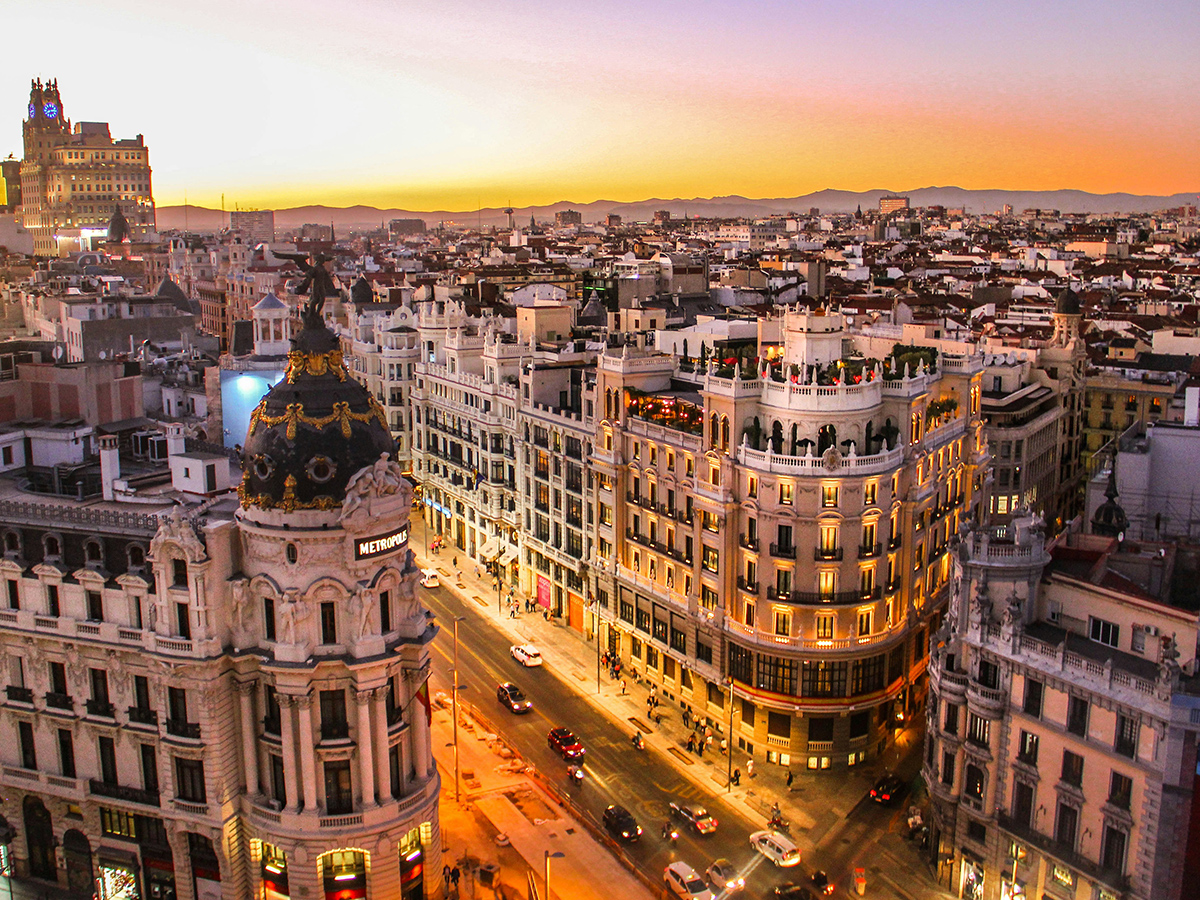 Madrid - Aerial Shot - Spain