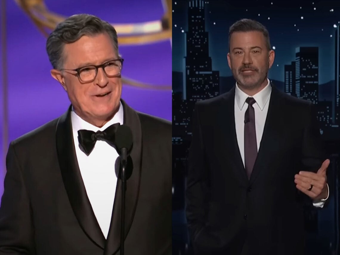 Stephen Colbert - Jimmy Kimmel - Split - 2025