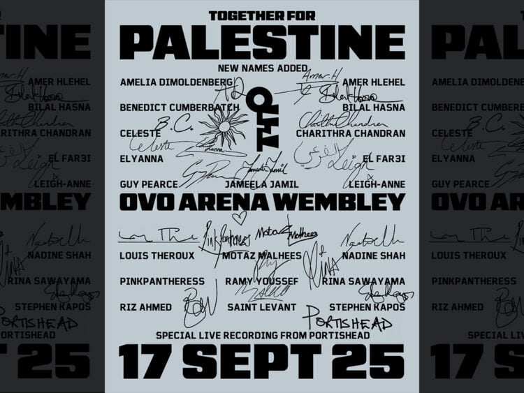 Together For Palestine - Updated Poster - 2025