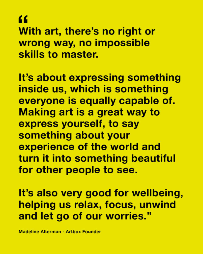 Artbox succeeds where the industry fails- The importance of accessibility for all in the artistic world
