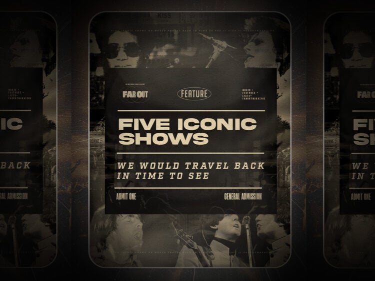 Five iconic shows we would travel back in time to see