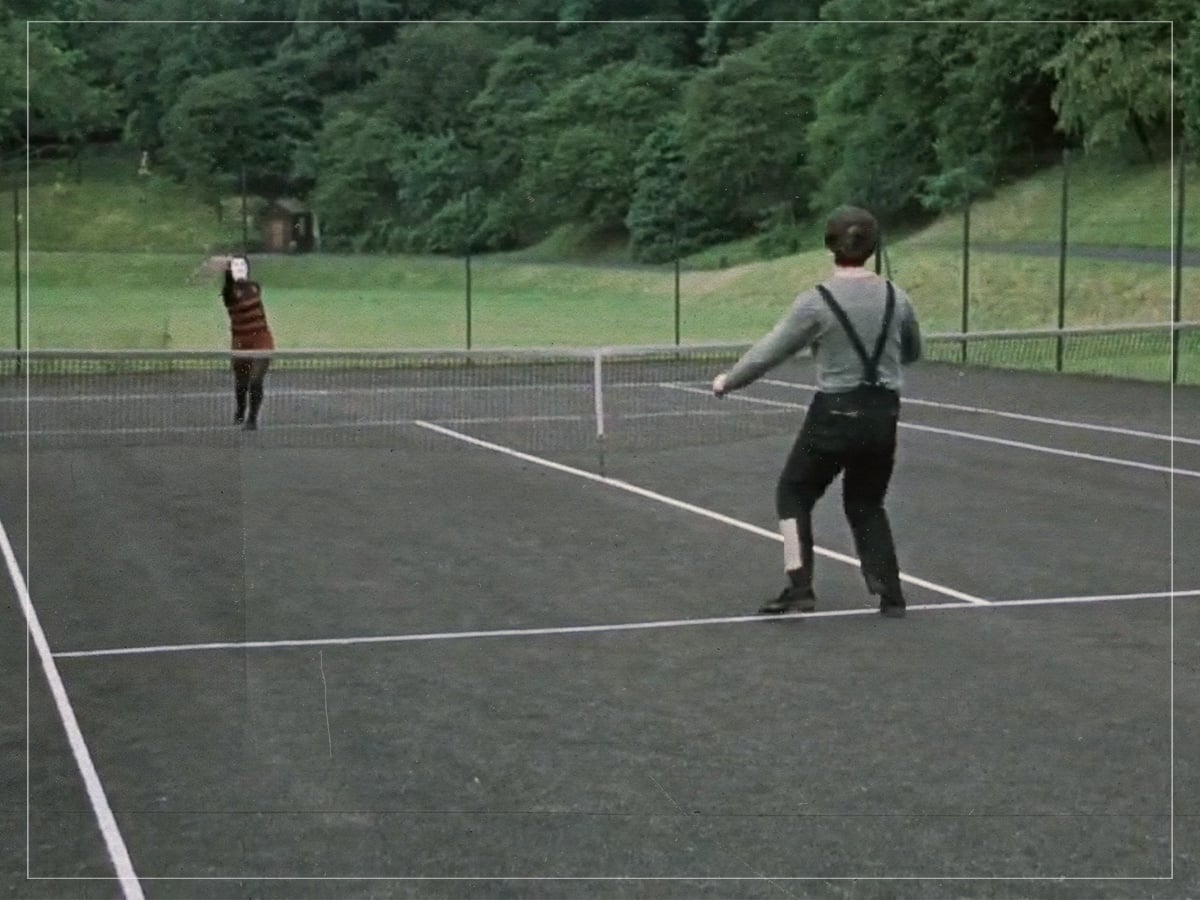 Mimed tennis - Blow-Up - Michelangelo Antonioni - 1966