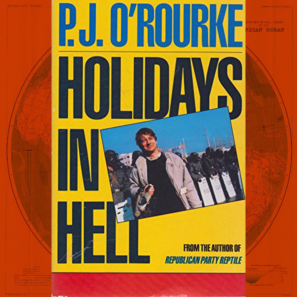 P.J O'Rourke - Holidays In Hell - Book Cover