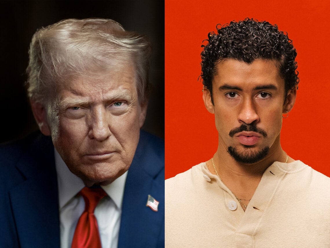President Donald Trump - Bad Bunny - Split - 2025