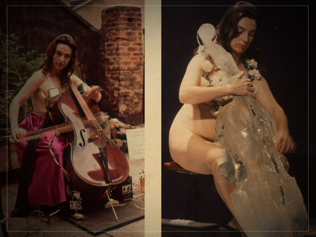 The Topless Cellist- Was Charlotte Moorman the first performer to be charged with indecent exposure?