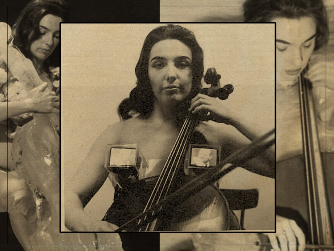 The Topless Cellist- Was Charlotte Moorman the first performer to be charged with indecent exposure?