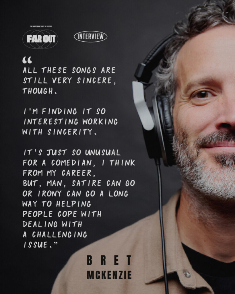 The tour, tracks, and parties with Haim- Bret McKenzie on finding joy in 'Freak Out City' as the world goes missing