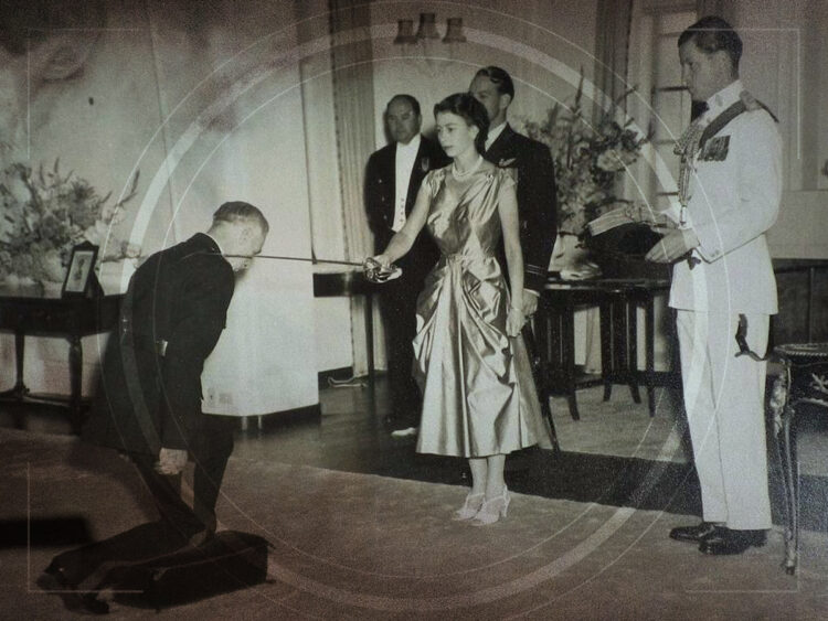 Who was the first actor to be knighted
