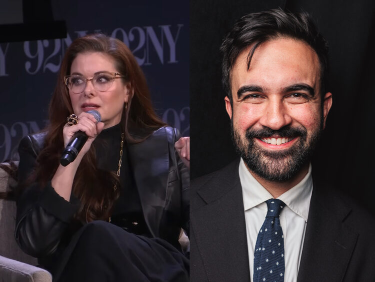 Debra Messing - Zohran Mamdani - Split - 2025