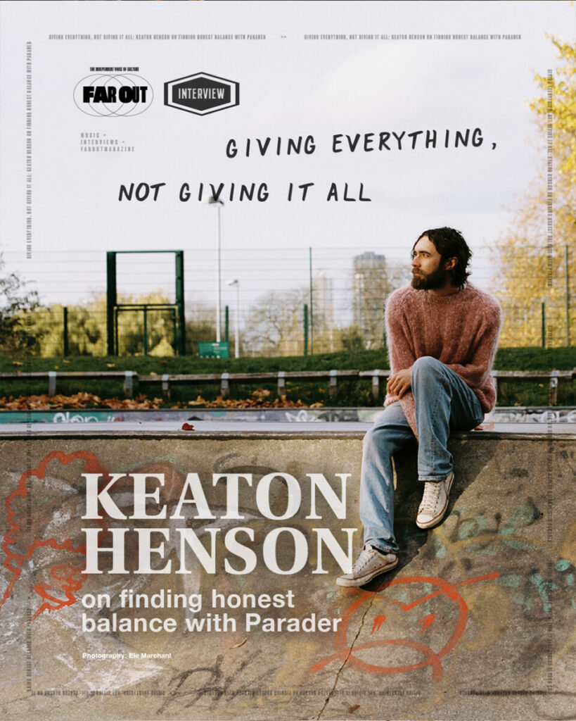 Giving everything, not giving it all- Keaton Henson on finding honest balance with Parader