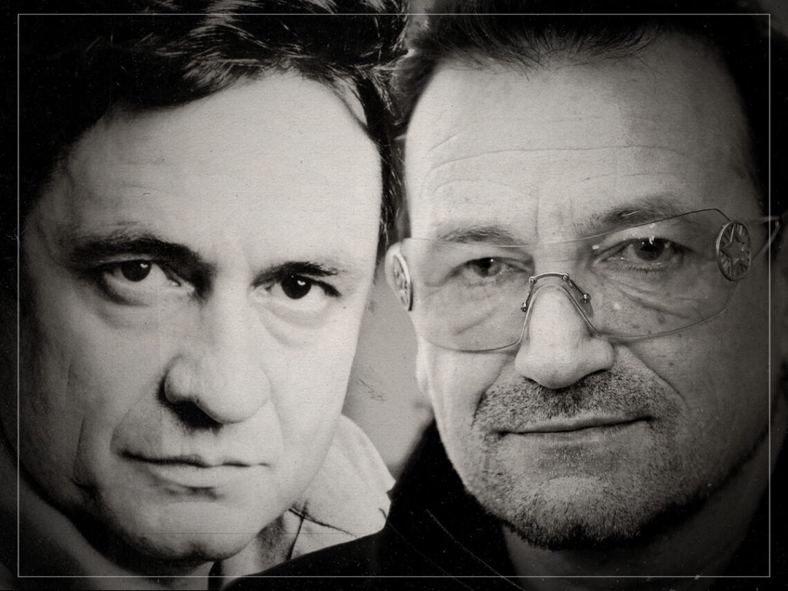 Johnny Cash - Bono - Split