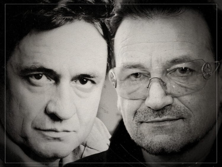 Johnny Cash - Bono - Split