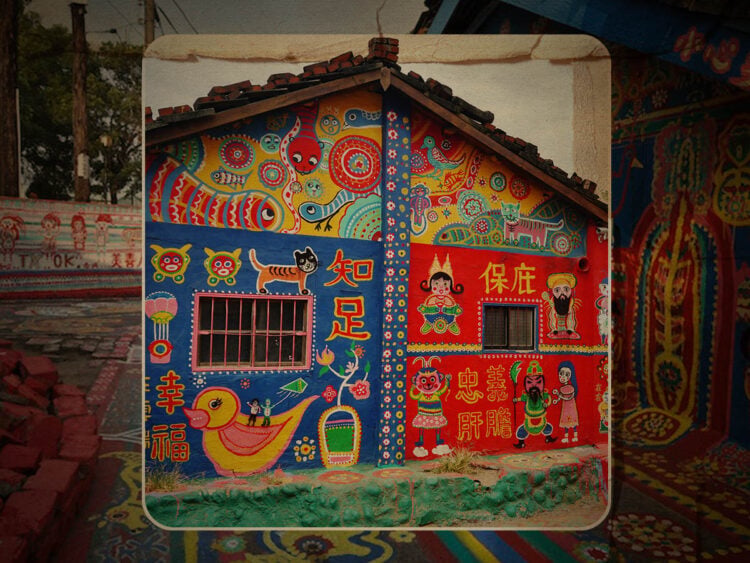 Rainbow Village, Taichung- The psychedelic town entirely painted by a former soldier