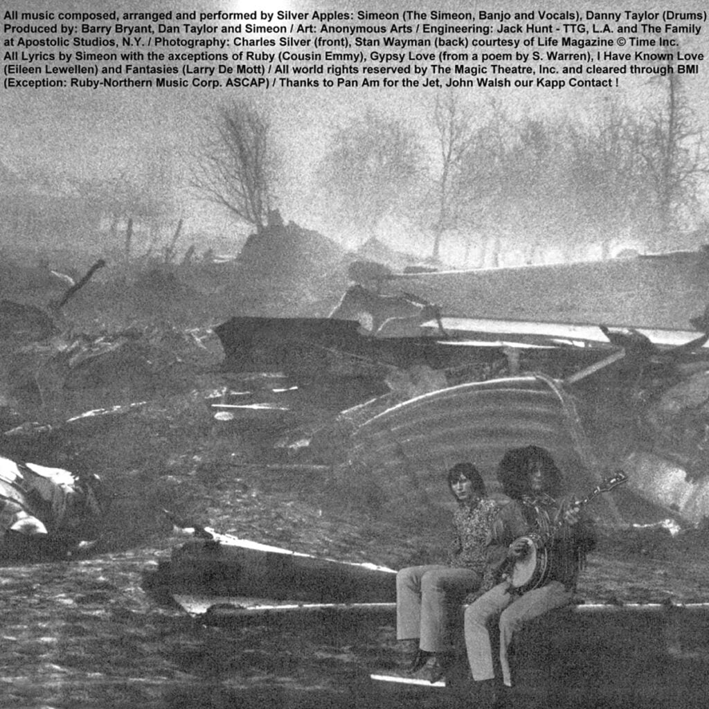 Silver Apples - Contact - Back Cover - 1969