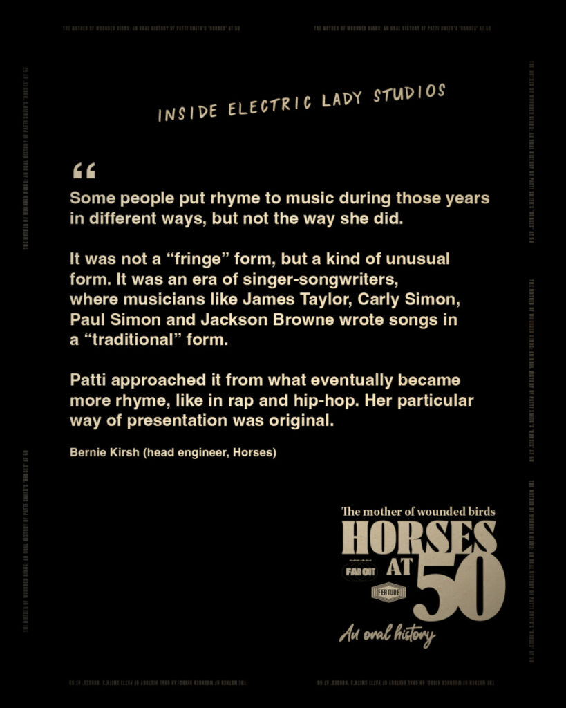 The mother of wounded birds- an oral history of Patti Smith’s 'Horses' at 50