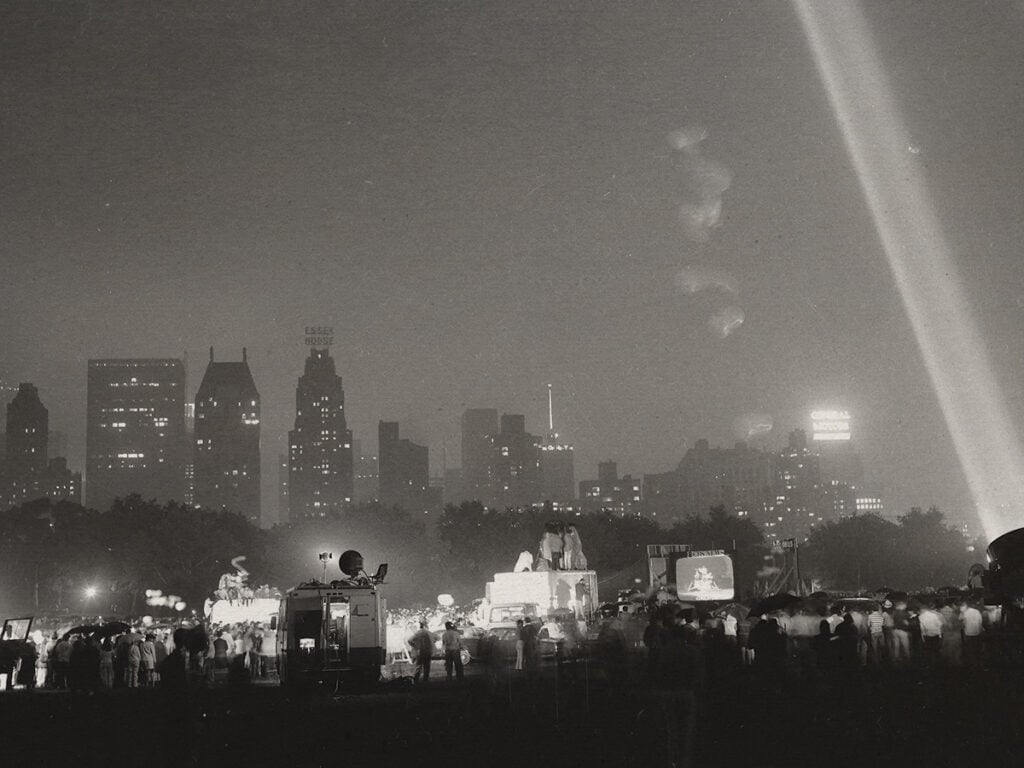 The soundtrack to history in the making- Remembering the Moon Landing party in Central Park