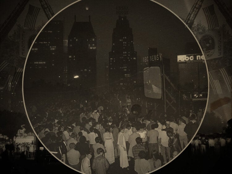 The soundtrack to history in the making- Remembering the Moon Landing party in Central Park