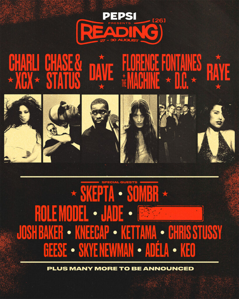 Reading and Leeds 2026- Charli XCX, Fontaines DC, and Florence and the Machine revealed as headliners - Far Out Magazine