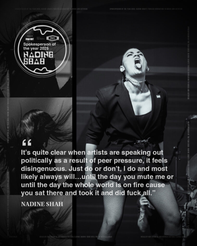 Spokesperson of the year 2025- Nadine Shah’s tireless dedication to music and activism