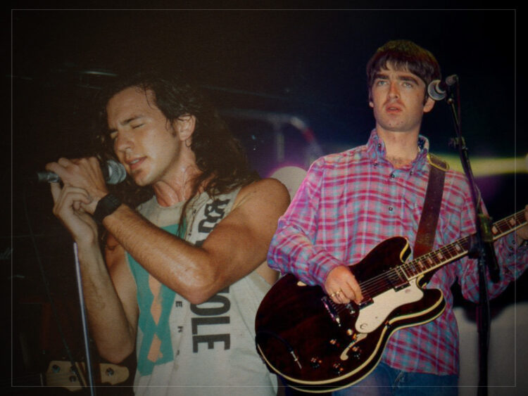 The problem Noel Gallagher had with Eddie Vedder- They've all got long hair and they smell