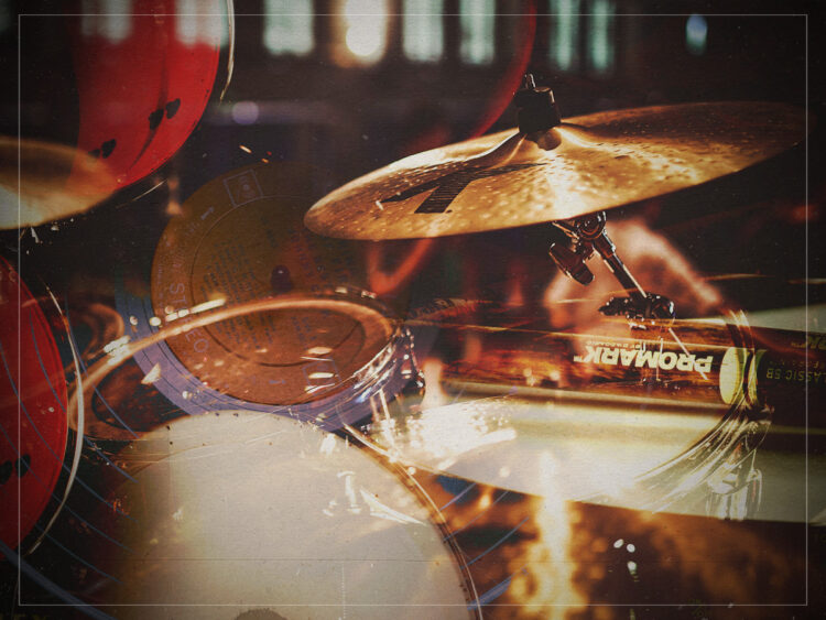 What rock song had the first double bass drum