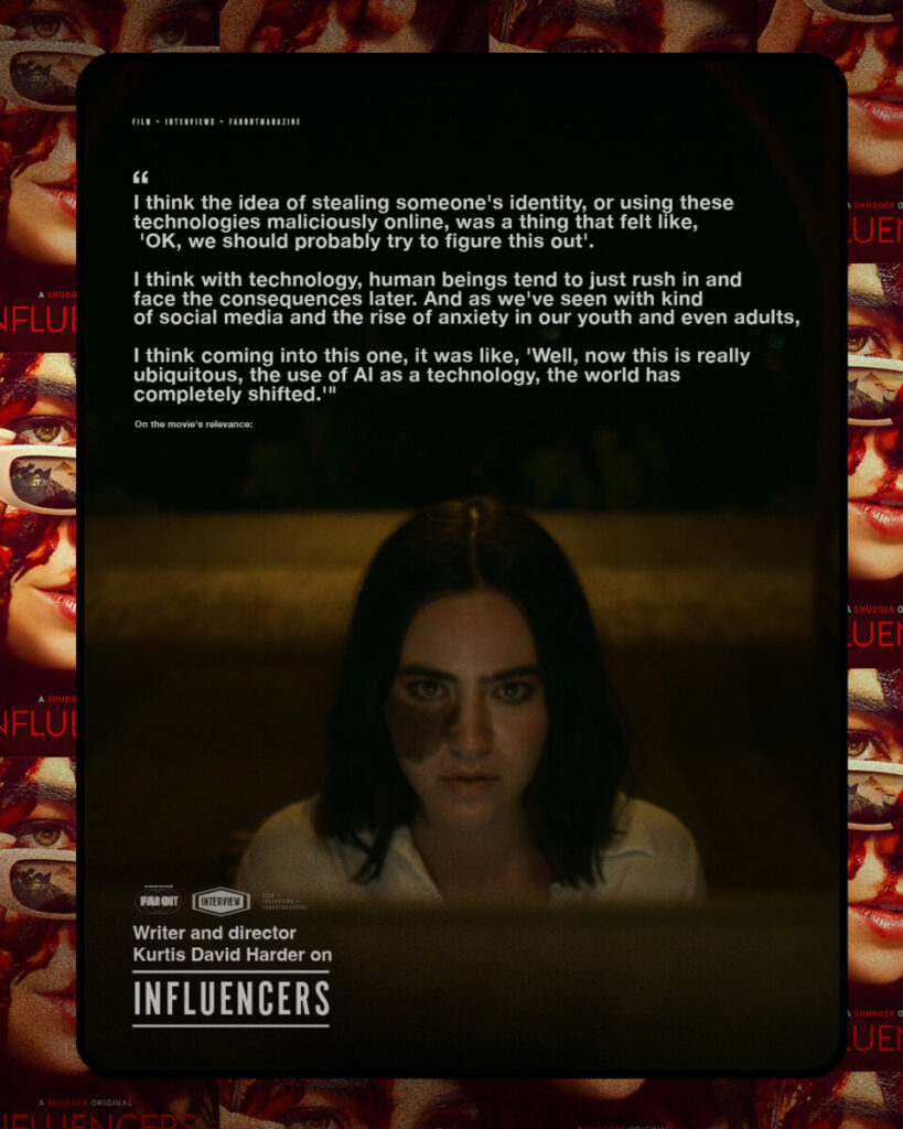 Writer and director Kurtis David Harder on 'Influencers'- Part of the fun is that you don't have all the answers