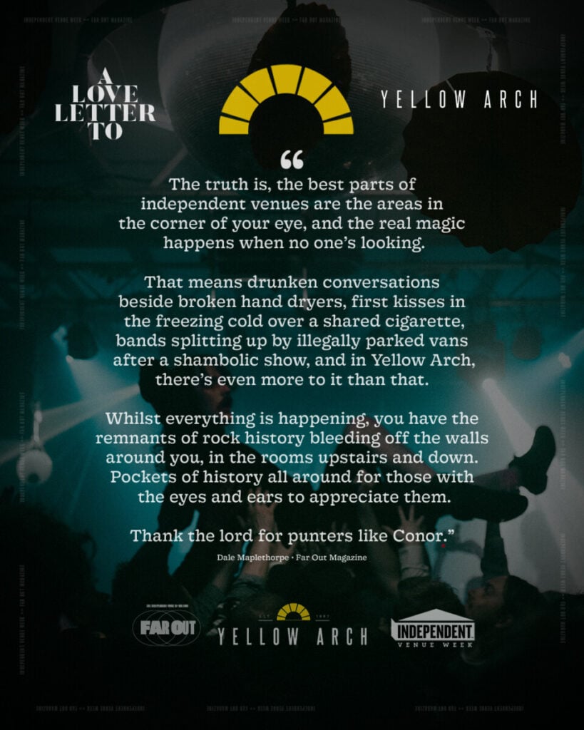 A love letter to the rooms upstairs in Yellow Arch, Sheffield