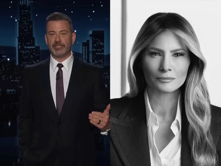 Jimmy Kimmel - Melania Trump - Split - 2026 -
