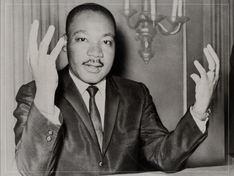 Martin Luther King during a press conference - 6 November 1964