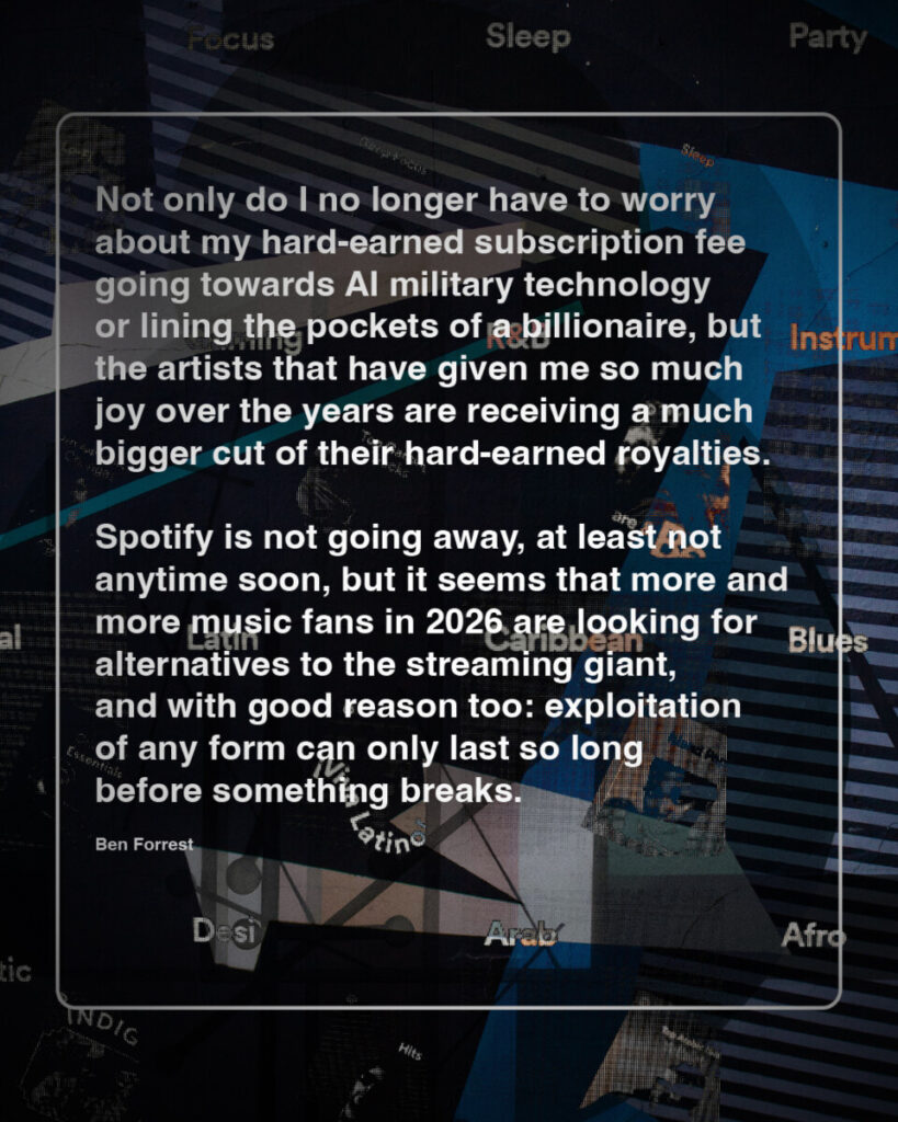New Year's Resolutions- How and why I am leaving Spotify in 2026