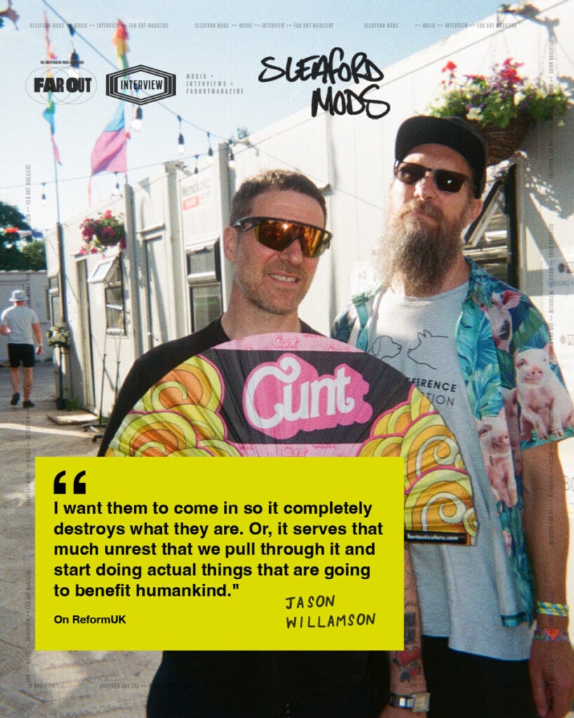 Sleaford Mods' Jason Williamson- This album is a coming of age through having a taste of your own f*cking medicine - 2026