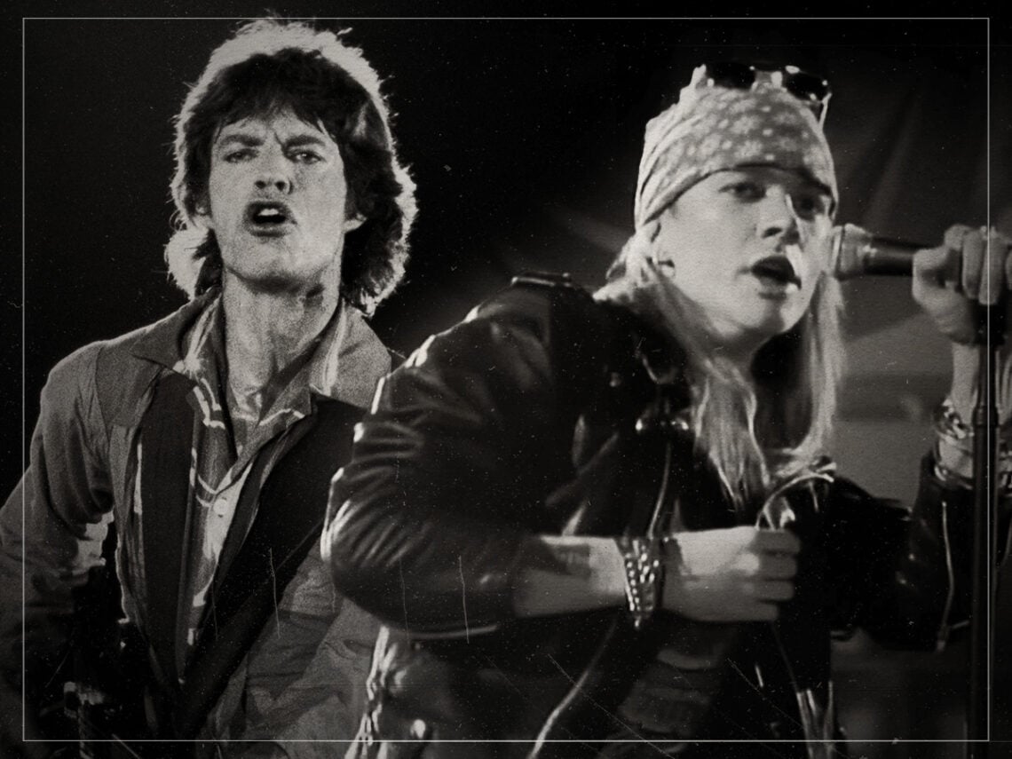 The Rolling Stones - Axl Rose - Split