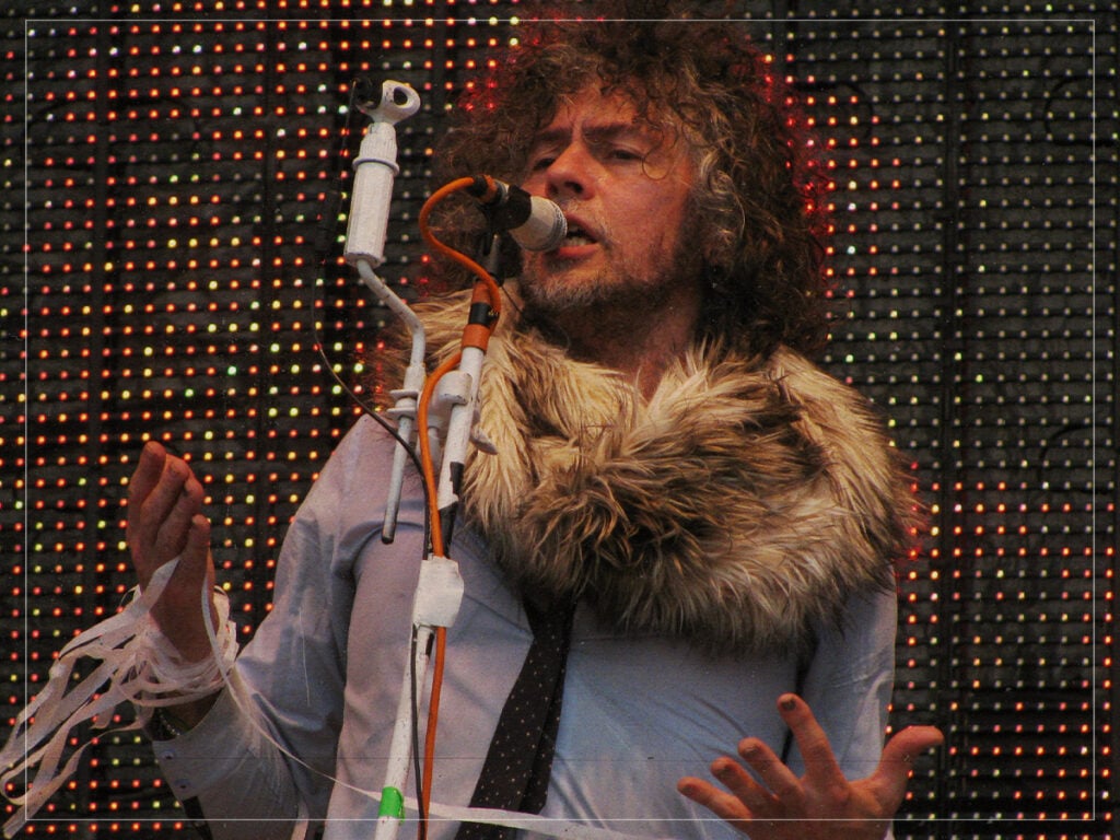 Wayne Coyne with the Flaming Lips performing at Ottawa Bluesfest - July 5, 2011