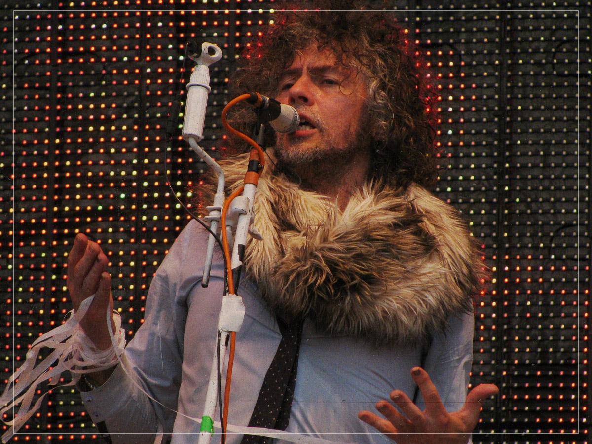 Wayne Coyne with the Flaming Lips performing at Ottawa Bluesfest - July 5, 2011