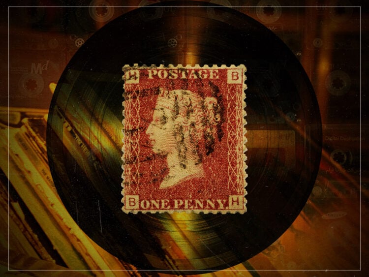 Who was the first living musician to feature on a stamp