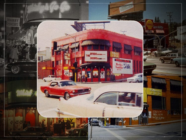 Who was the first rock band to play the Whisky A Go Go