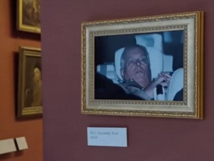 Activists arrested after hanging image of Andrew Moundbatten-Windsor in police car at the Louvre'