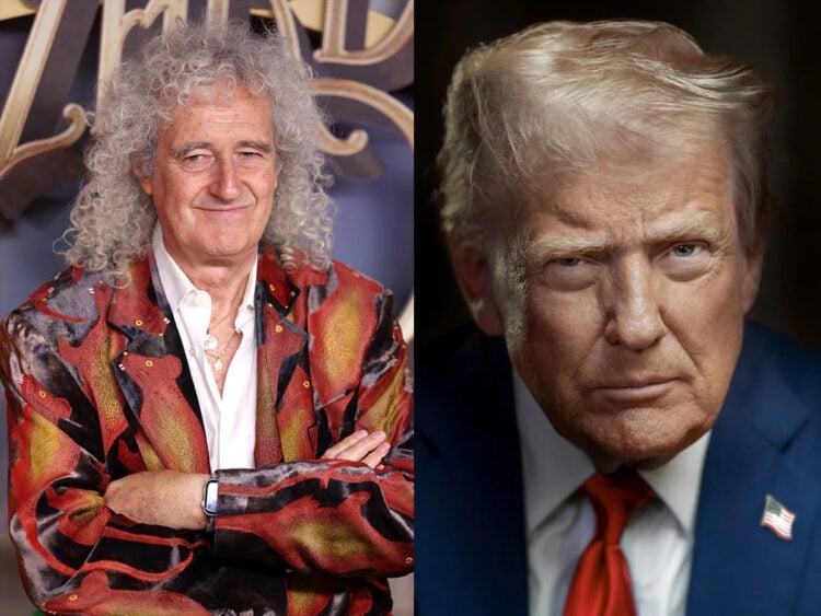 Brian May - President Donald Trump - Split - 2026
