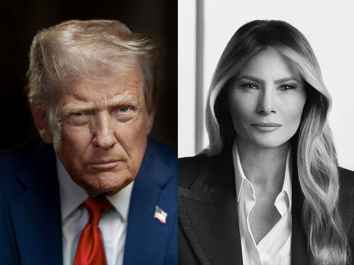 Donald Trump says Melania is a big film star and claims women are watching her movie four times