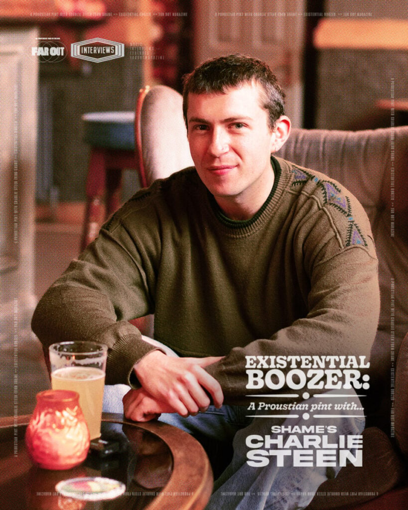 Existential Boozer- A Proustian pint with Charlie Steen from Shame