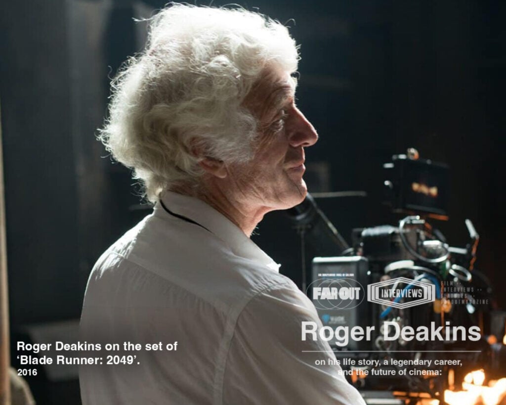 Roger Deakins on his life story, a legendary career, and the future of cinema- I've had such a good run