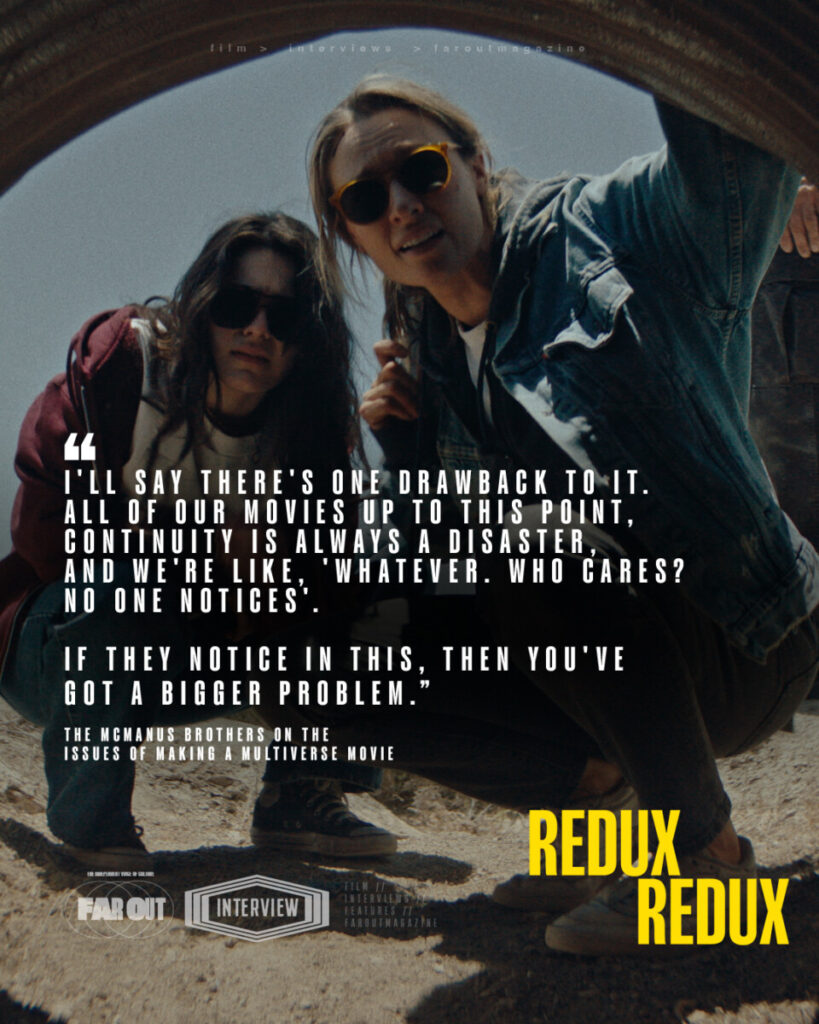 The McManus brothers murder their way through the multiverse in 'Redux Redux'- It's a revenge movie with a twist