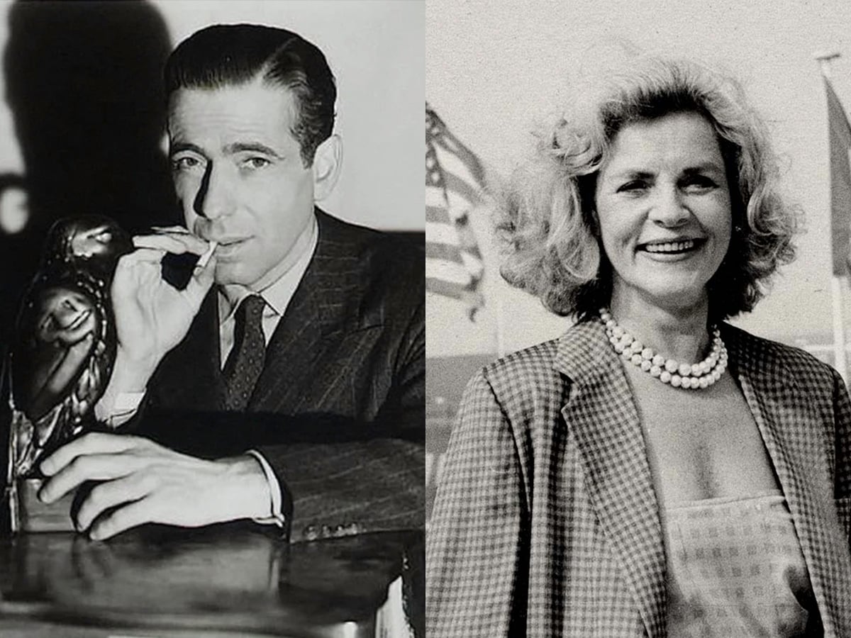 Humphrey Bogart - Lauren Bacall - Split